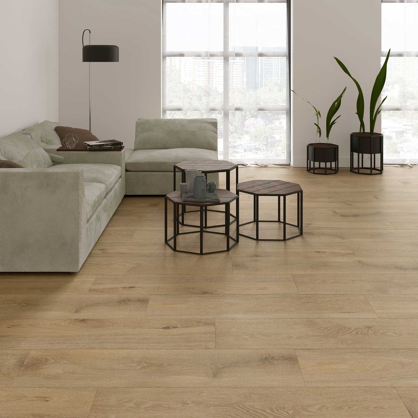 CASK OAK RECT 23x120 cm