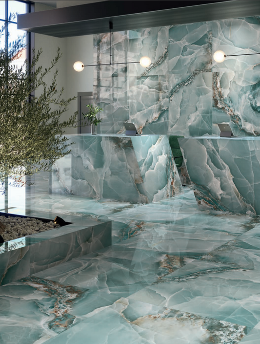 ONYX TURQUOISE ETERNAL 60X120 cm