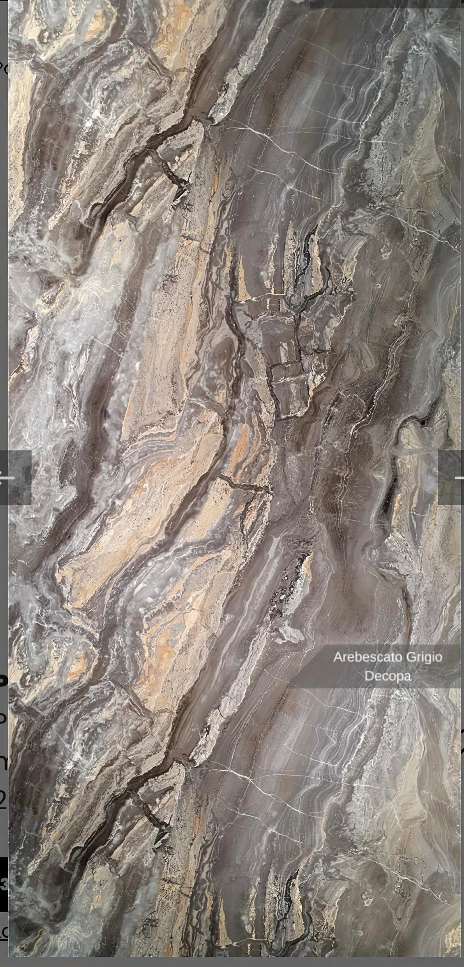 Arebescato Grigio 122x260 cm