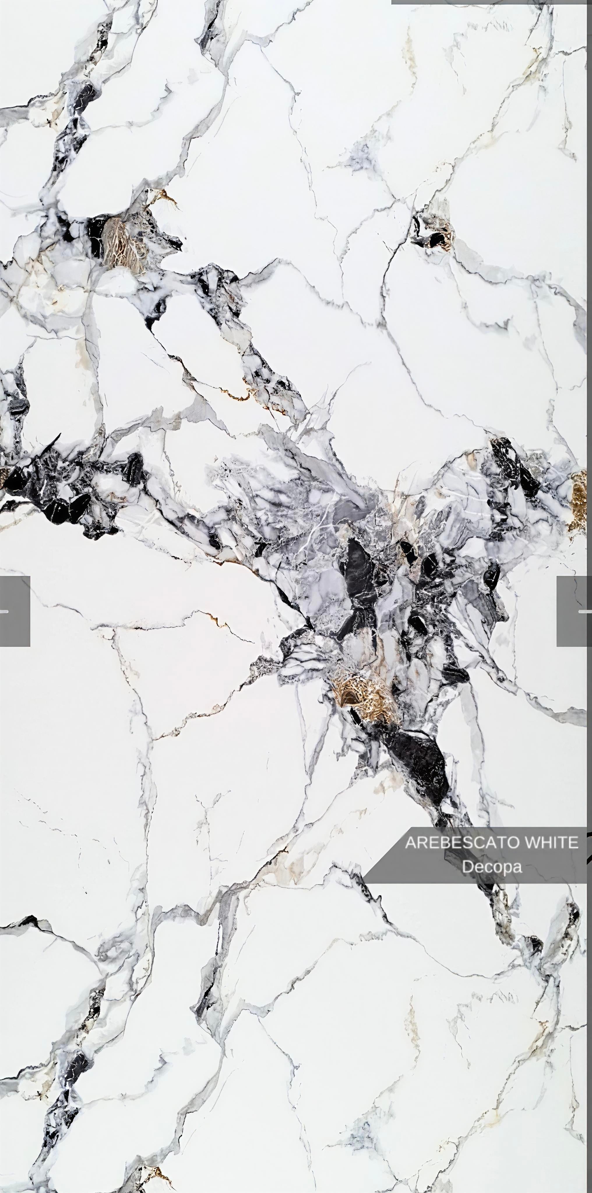 Arebascato White 122x260 cm